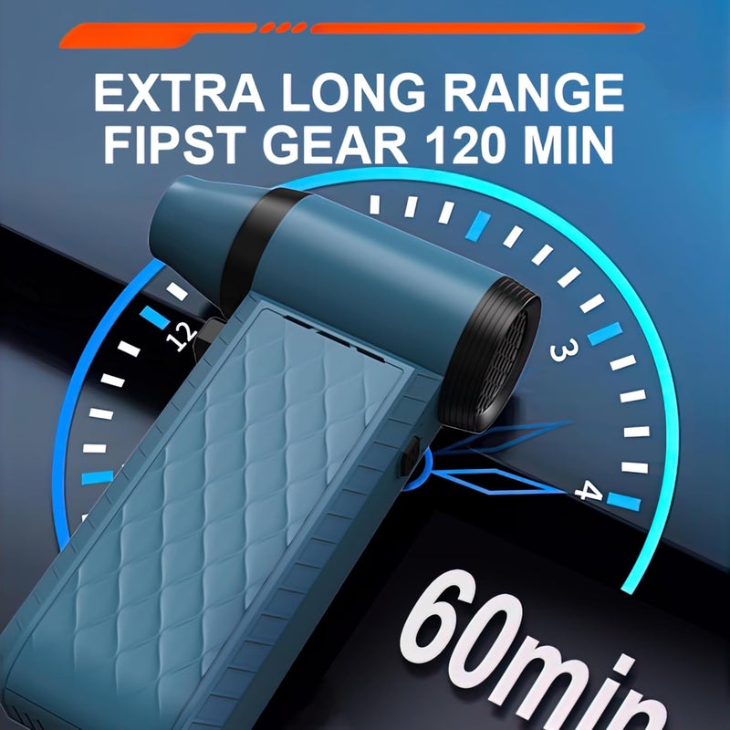 Vastarry Compressed Air Duste Turbo Hurricane Blower Pro 140,000 RPM Brushless Motor 60m/s Hurricane Wind 8000mAh Battery Life 3-Speed Adjustment Cleaning Tool for Cameras/BBQ/Pets/Inflating - Image 5
